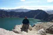 Quilotoa crater lake